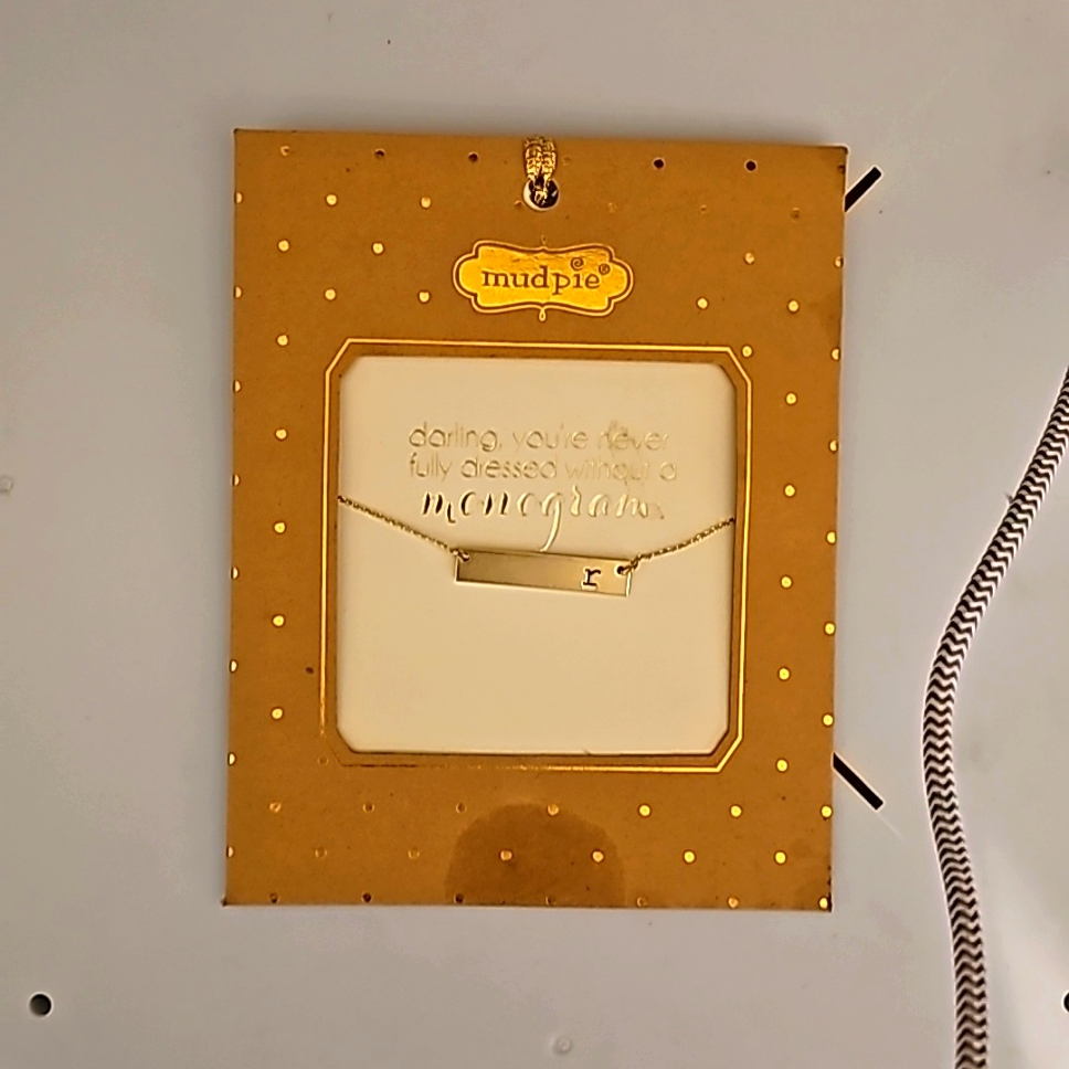 J4 Nwt Monogram Necklace 36$
